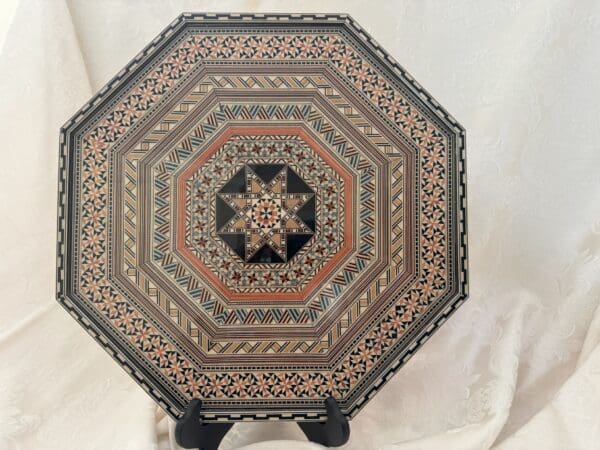 Wooden Inlay Tray from Spain - Image 3